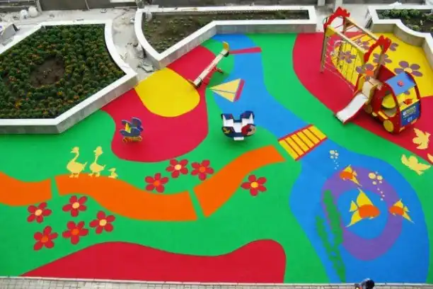 EPDM rubber floor laying Dubai