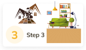 finished step