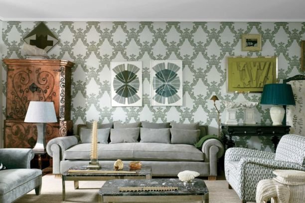 Stylish sofa upholstery