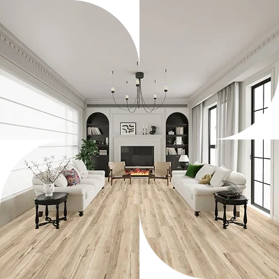 Luxury vinyl flooring