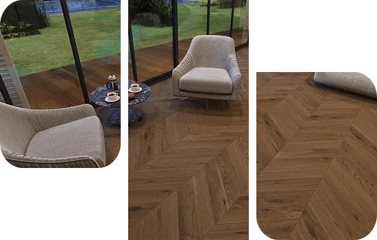 Chevron Flooring