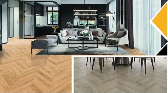 Herringbone Flooring Installation