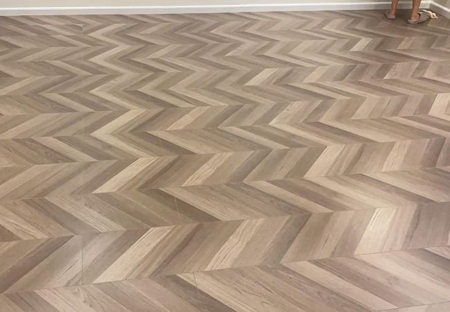 Outstanding Chevron Flooring