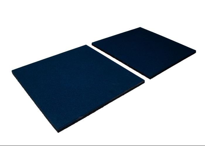 (Rubber Tile Plain Blue) ZS