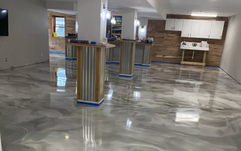 Stain-Resistant Epoxy Flooring