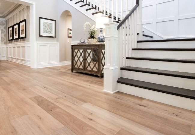 Wood Floor Near Stairs