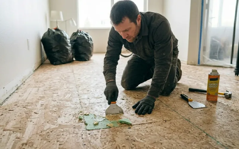 Clean & Inspect Subfloor