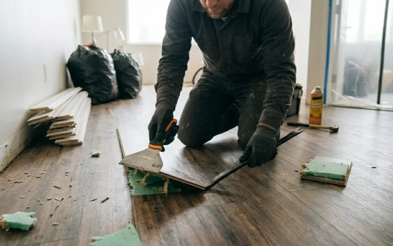 Unlock And Remove Planks