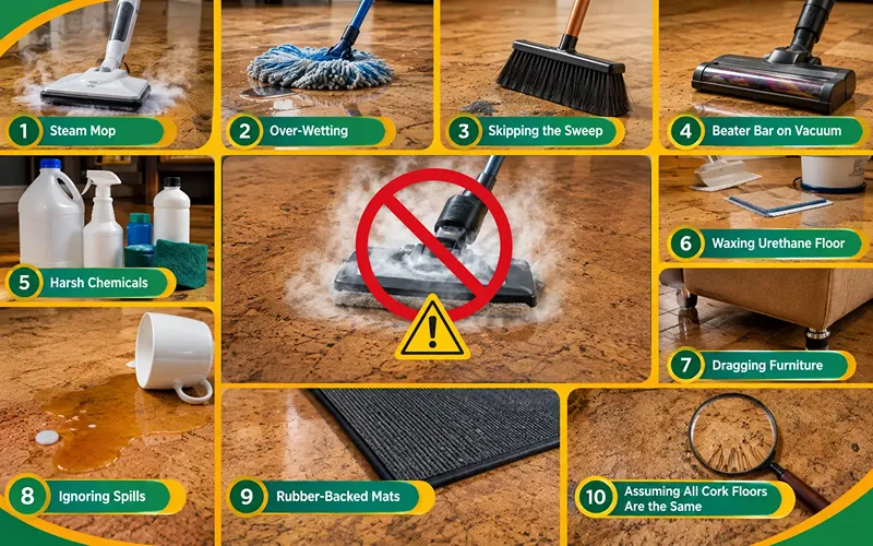 Common Cork Floor Cleaning Mistakes to Avoid