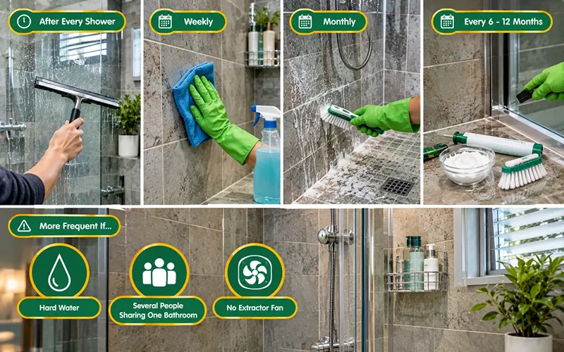 How Often Should You Clean Shower Tiles