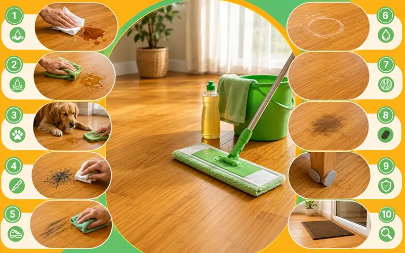 How To Clean Bamboo Flooring Easy Cleaning & Care Tips