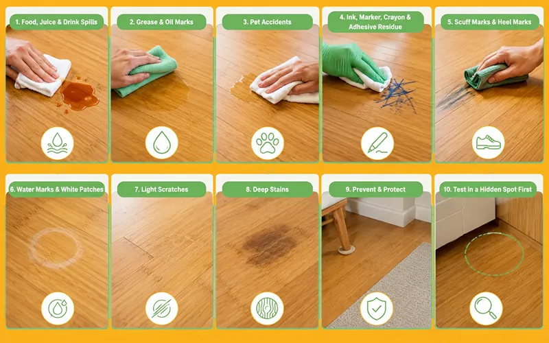 How To Remove Stains From Bamboo Flooring