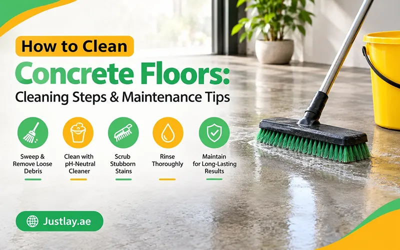 How to Clean Concrete Floors