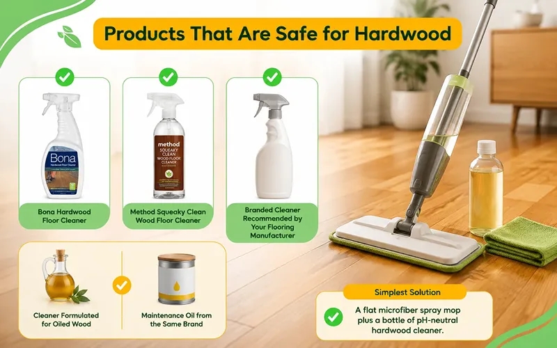 Products That Are Safe for Hardwood