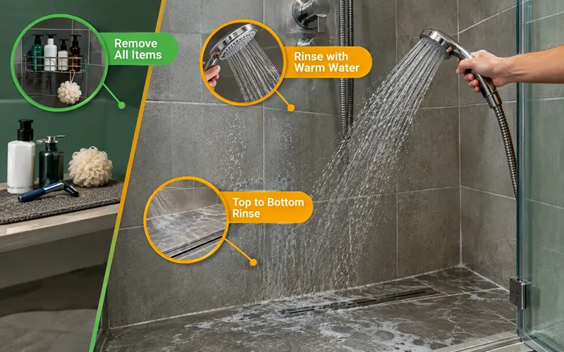 Remove Loose Dirt and Dust