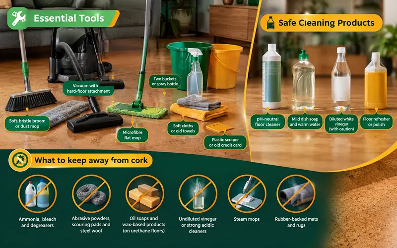 Tools and Cleaning Products You'll Need