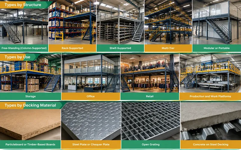 Types of Mezzanine Floors