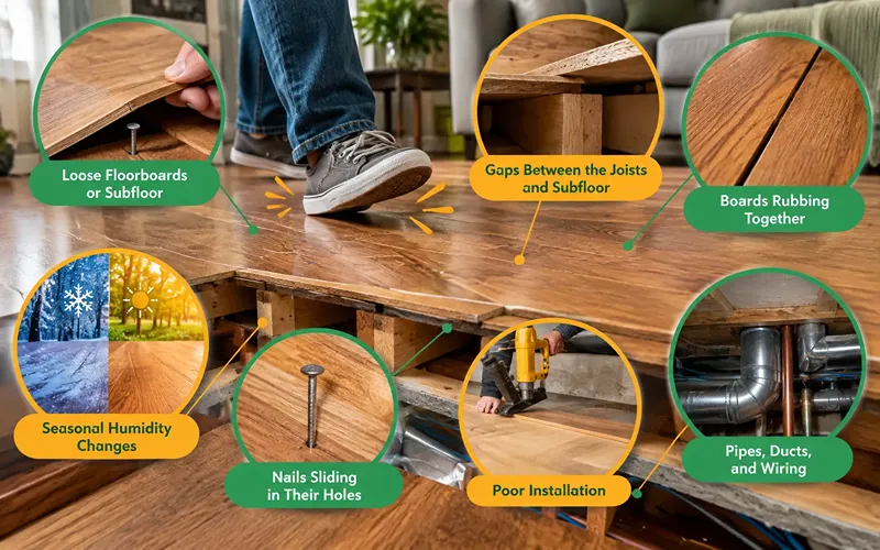 What Causes Squeaky Floors