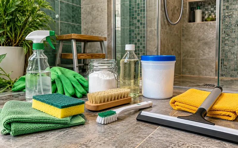 What You Need to Clean Shower Tiles