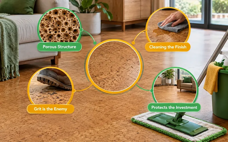 Why Proper Cork Floor Cleaning Matters