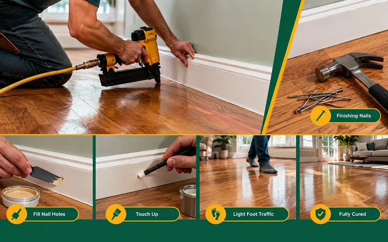 Step 9 Reinstall Trim and Let It Cure